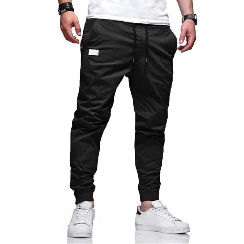 Men's Casual Jogger Sweatpants With Multiple Pockets