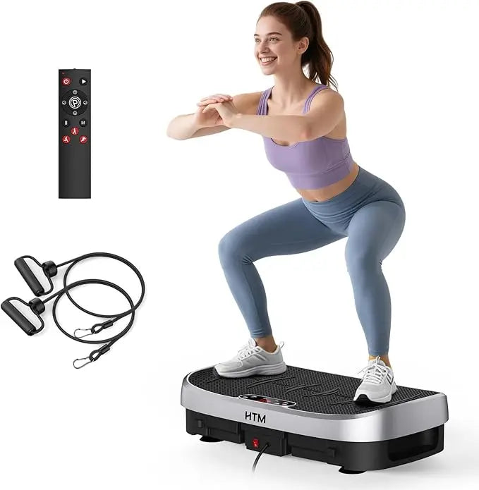HTM Vibration Plate Fitness Trainer With 330 Pounds Capacity
