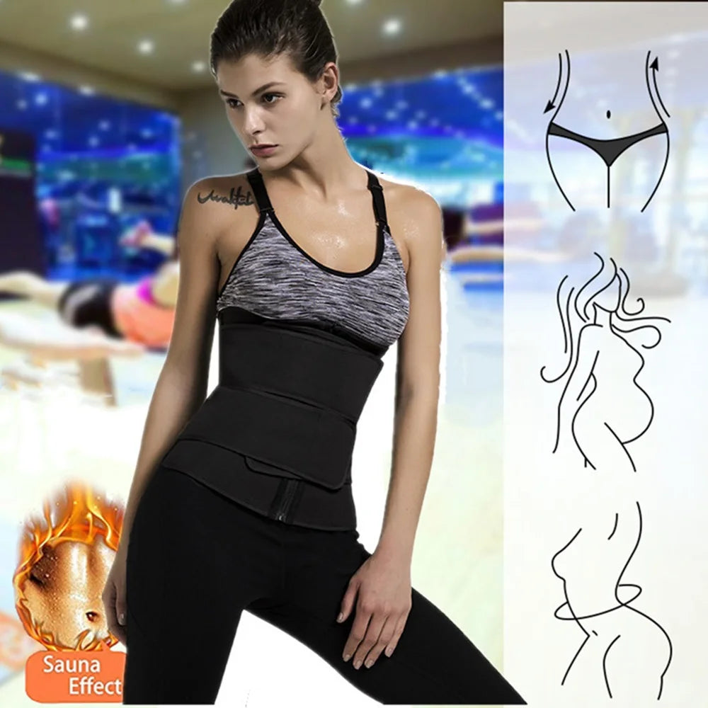 Waist Trainer Slimming Body Shaper Fitness Belt Weight Loss