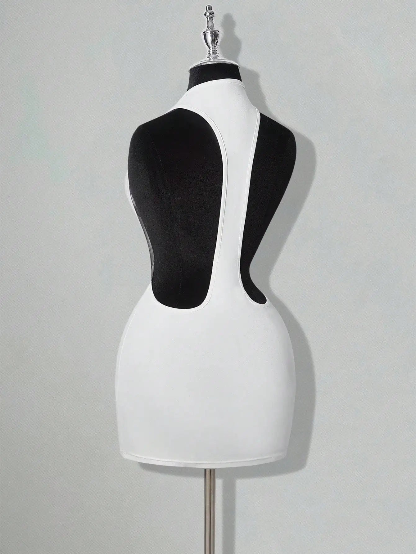 Bodycon Mini Dress With CrissCross Backless Detailing
