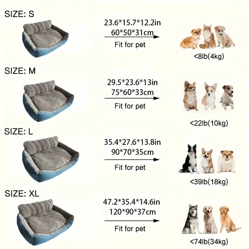 All-Season Dog Bed Mat For Pets, Comfortable Warm Sleeping Mat