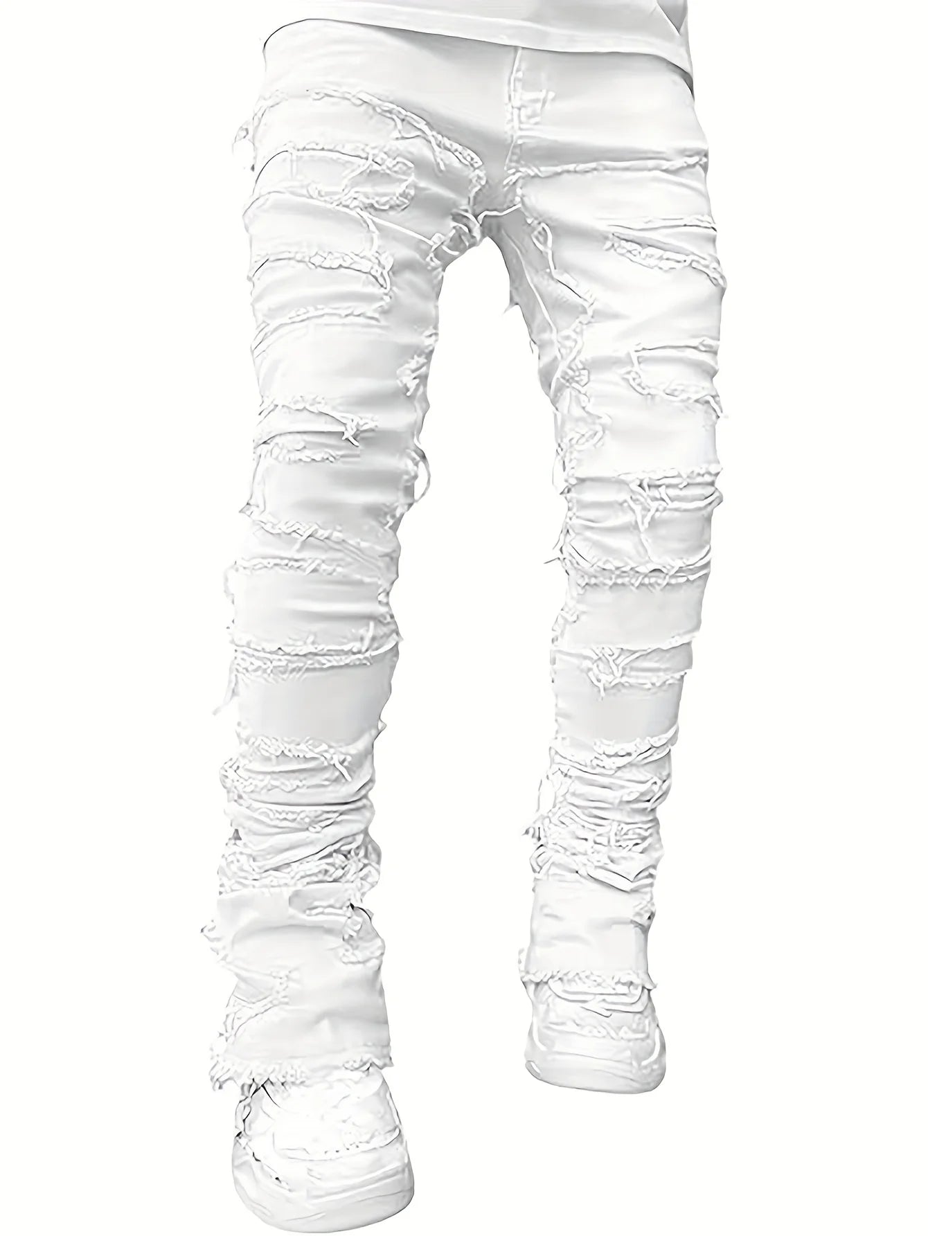 Y2K Hip Hop Style Jeans For Men Casual Streetwear Denim