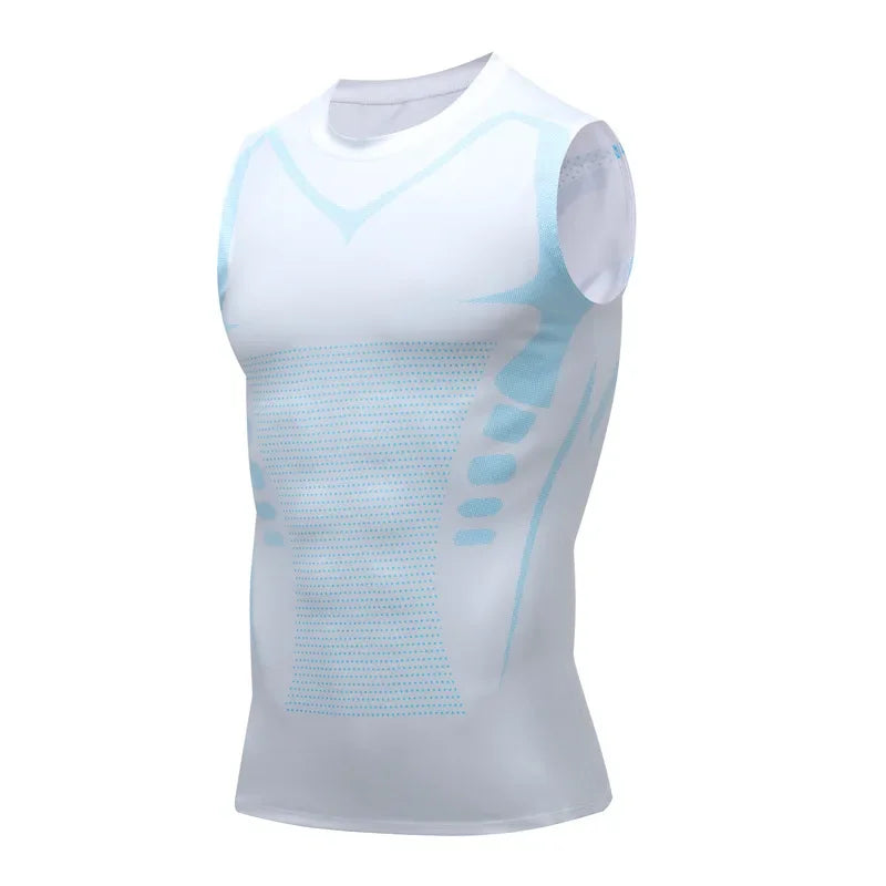 YOUONGWEAR Men's Sleeveless Compression Tank Top Gym Shirt