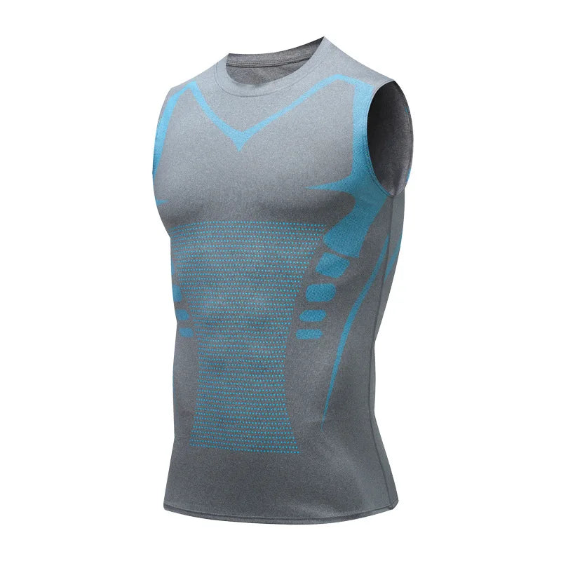YOUONGWEAR Men's Sleeveless Compression Tank Top Gym Shirt