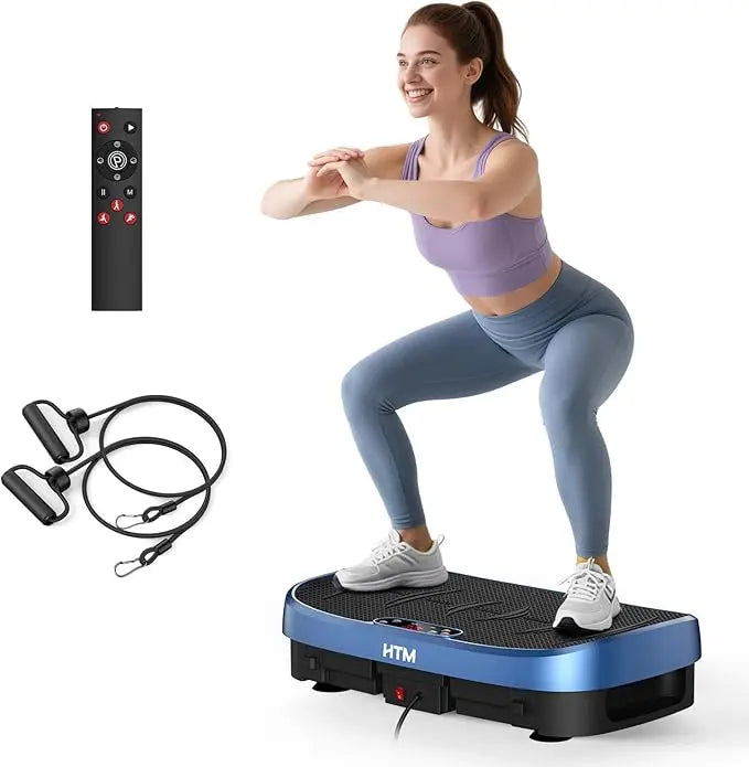 HTM Vibration Plate Fitness Trainer With 330 Pounds Capacity