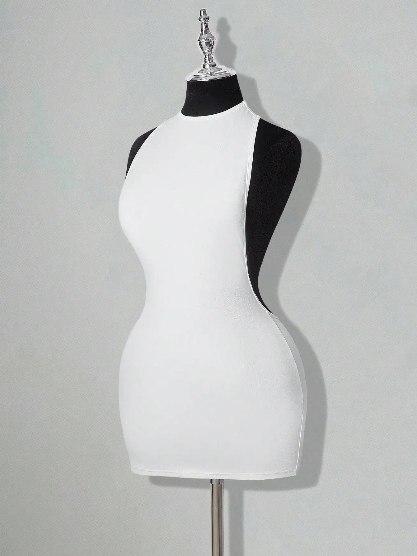 Bodycon Mini Dress With CrissCross Backless Detailing