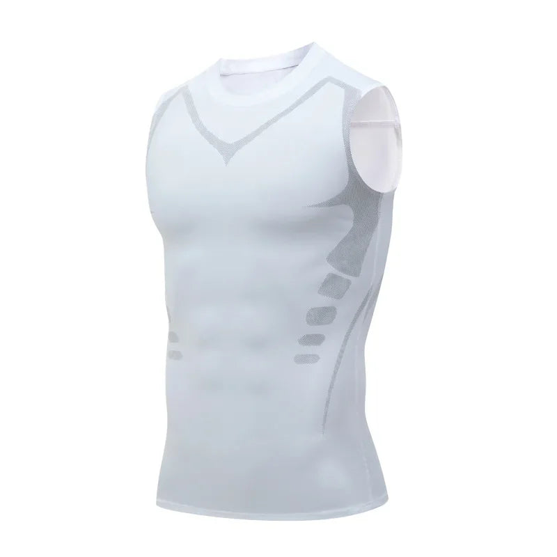 YOUONGWEAR Men's Sleeveless Compression Tank Top Gym Shirt