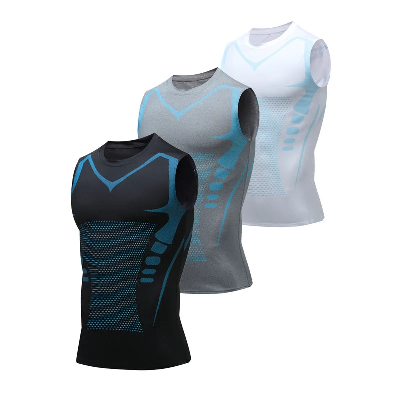 YOUONGWEAR Men's Sleeveless Compression Tank Top Gym Shirt