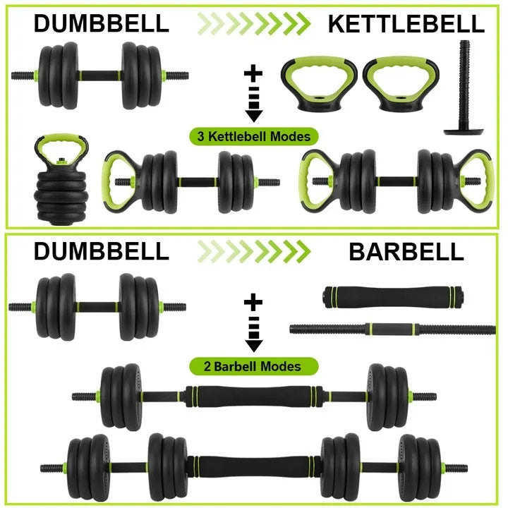 TWISTER.CK 4-In-1 Adjustable Dumbbells For Home Gym