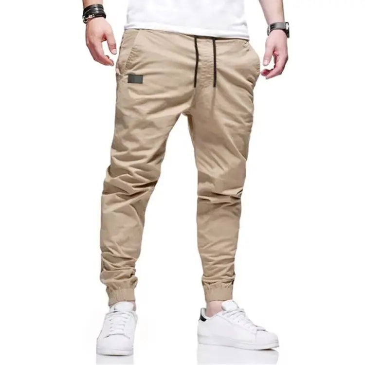 Men's Slim Casual Jogger Pants With MultiPocket Sweatwear
