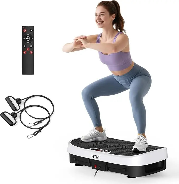 HTM Vibration Plate Fitness Trainer With 330 Pounds Capacity