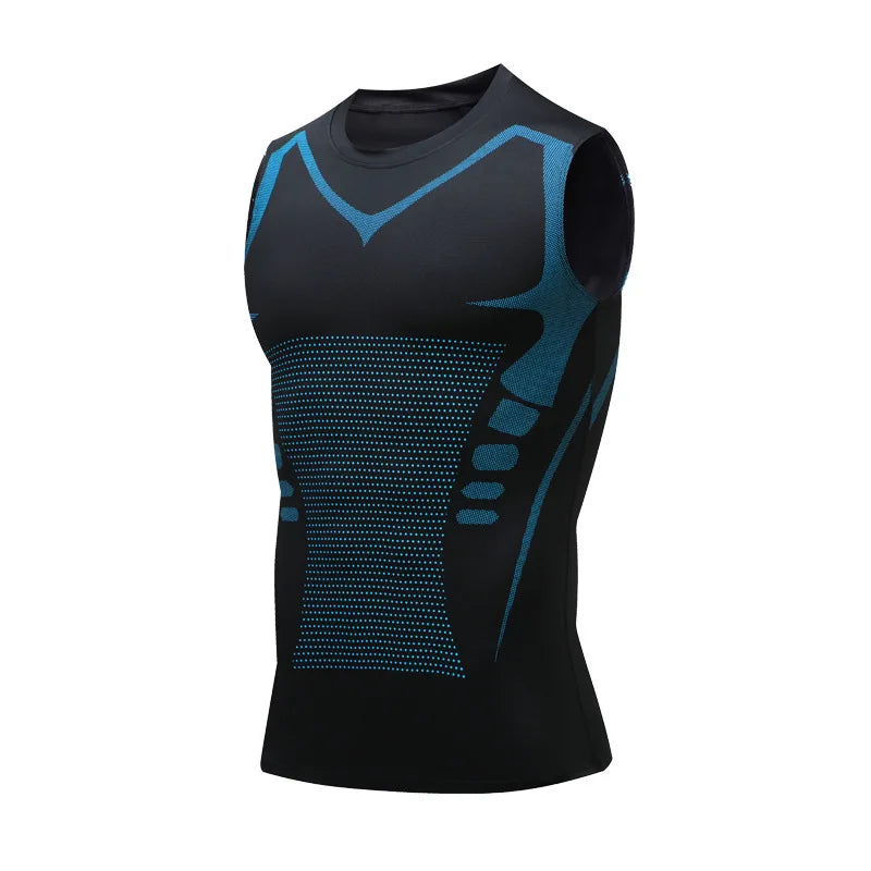 YOUONGWEAR Men's Sleeveless Compression Tank Top Gym Shirt