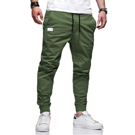 Mens Casual Jogger Pants Multi Pocket Sweatpants Everyday