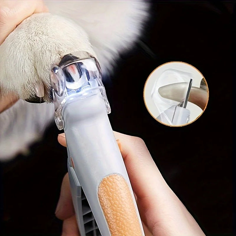 Pet Nail Clipper With LED Illumination For Dogs And Cats