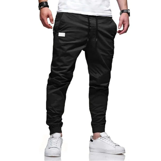 Men's Slim Casual Jogger Pants With MultiPocket Sweatwear