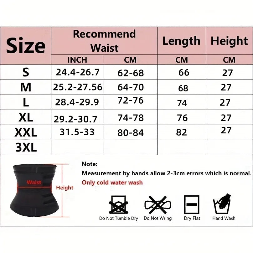 Waist Trainer Slimming Body Shaper Fitness Belt Weight Loss