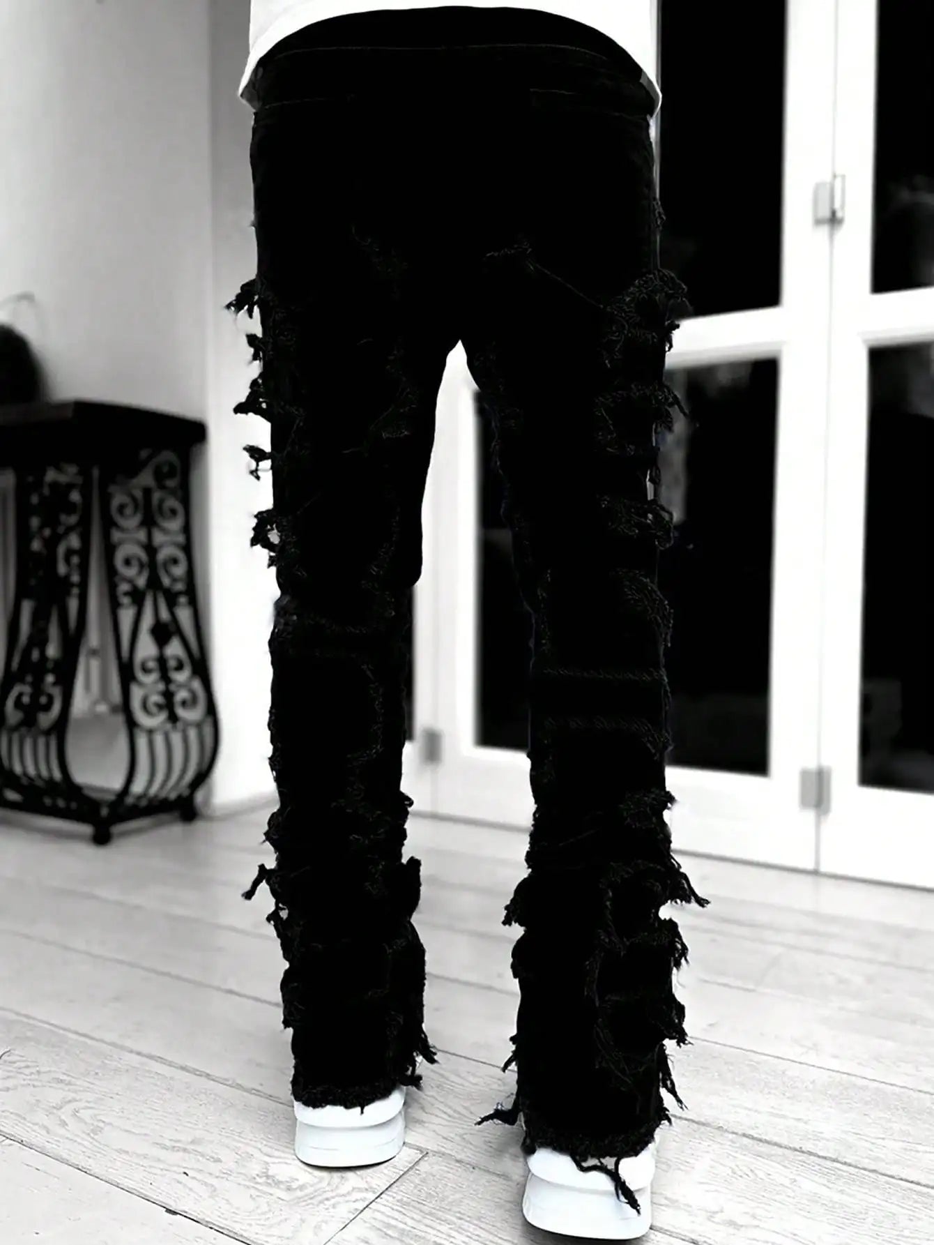 Y2K Hip Hop Style Jeans For Men Casual Streetwear Denim