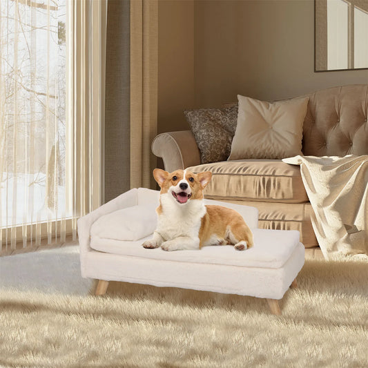 BINGOPAWCN Nordic Elevated Pet Bed With Waterproof Cozy Pad