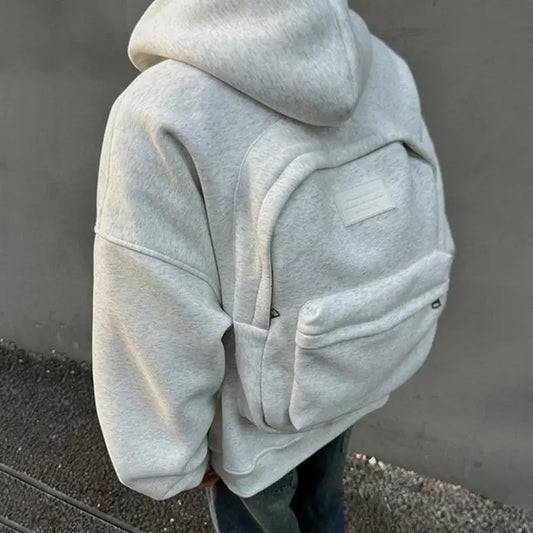 Fall 3D Backpack Hoodie Streetwear Sweatshirt Gothic Long Sleeve