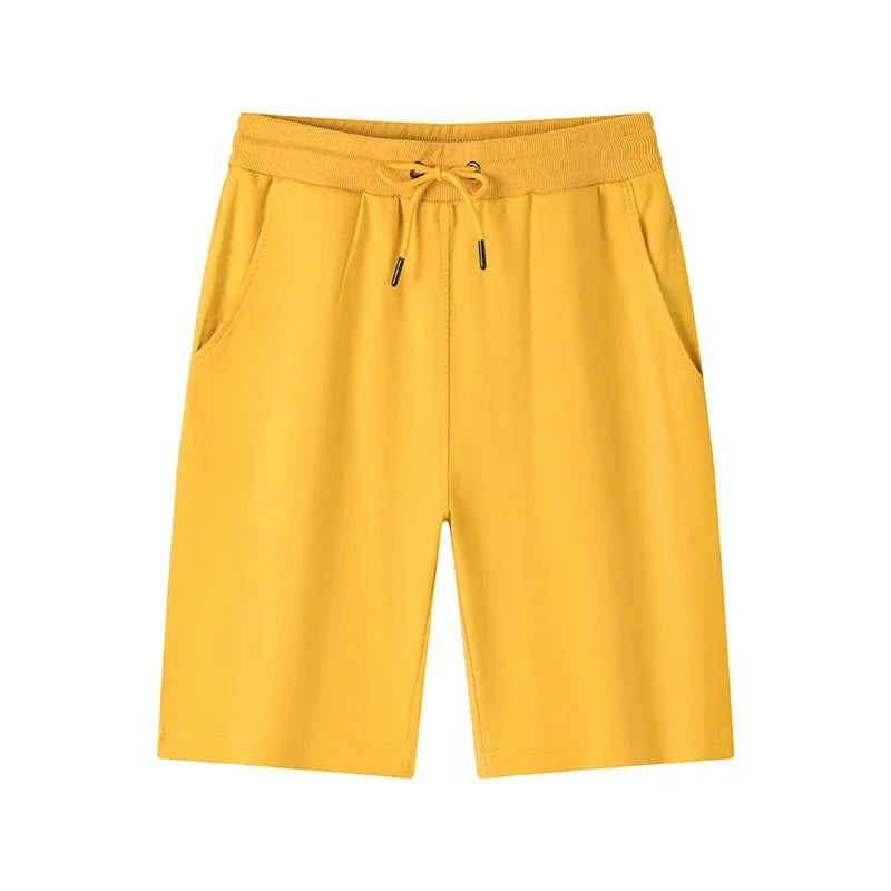Men's Cotton Shorts With Drawstring For Casual Comfort