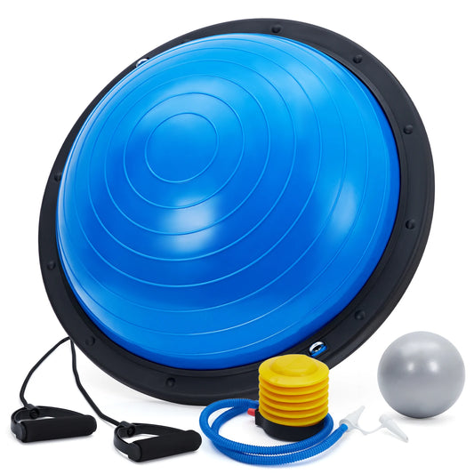 HiMISS Non Slip Balance Ball Trainer With Resistance Bands
