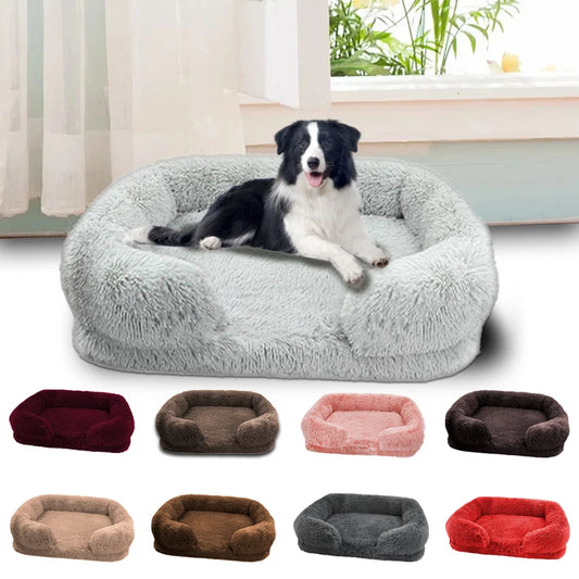 NONECN Thickened Orthopedic Dog Bed For Large Dogs Deluxe