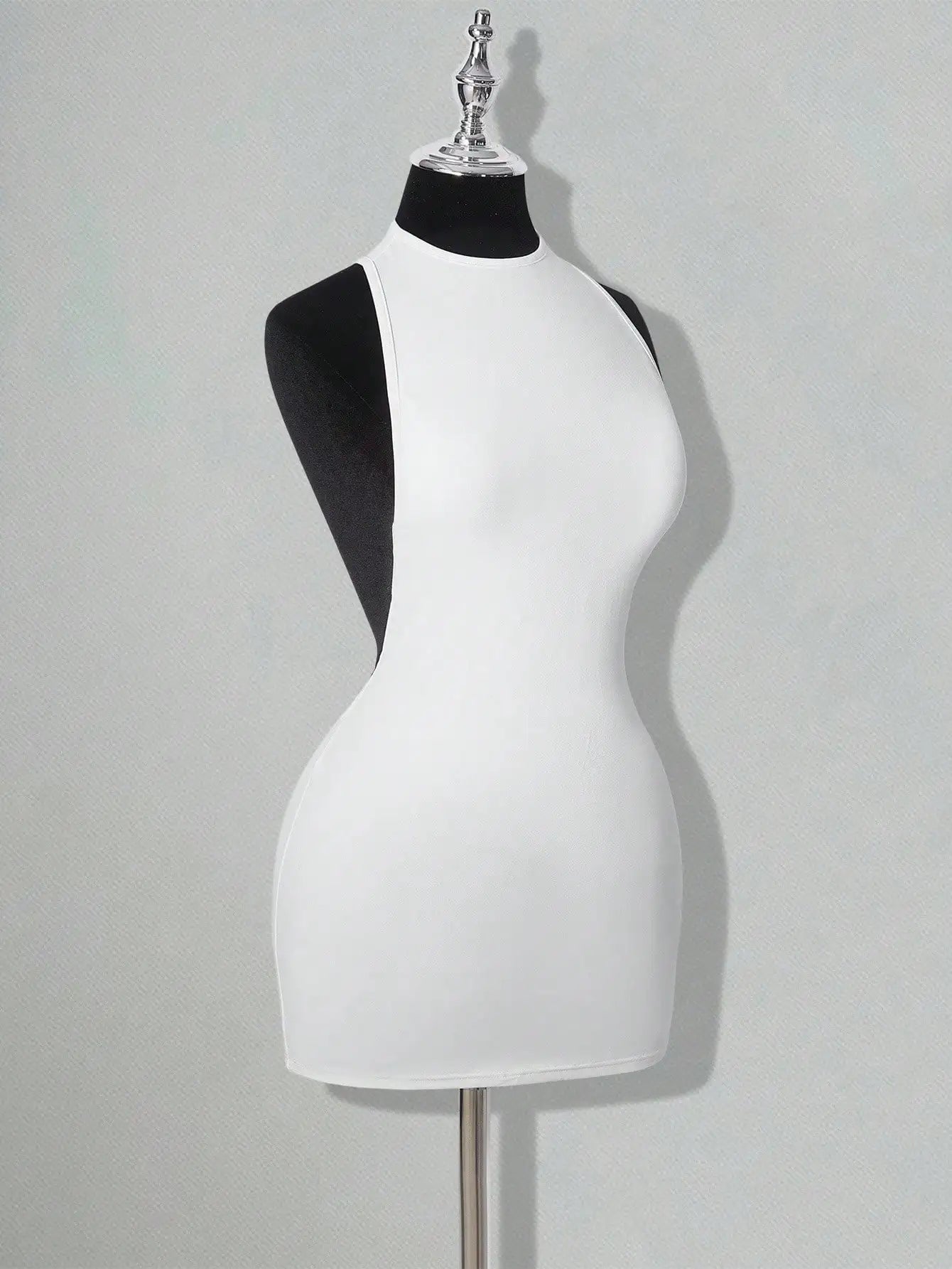 Bodycon Mini Dress With CrissCross Backless Detailing