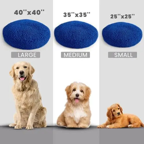 YTYIN Muddy Mat Cloud K-9 Donut Dog Bed For Comfort