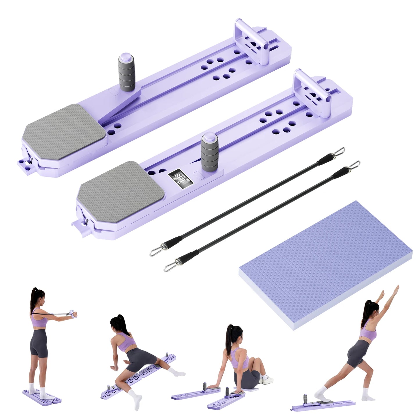 Foldable Pilates Board Fitness Equipment For Core And Ski Balance